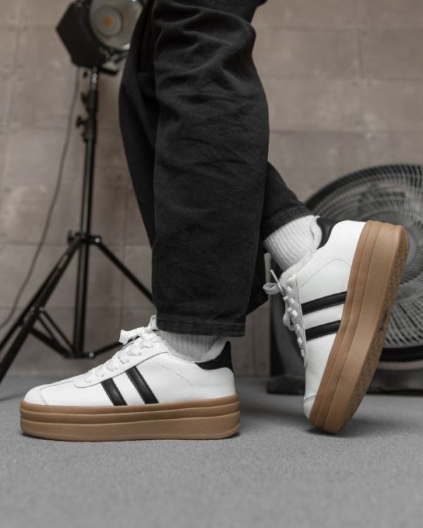 Женские кроссовки lezer black /white  WA 40-4 ВТ0505