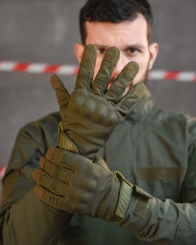 тактические перчатки kalaud oliva РГ6311