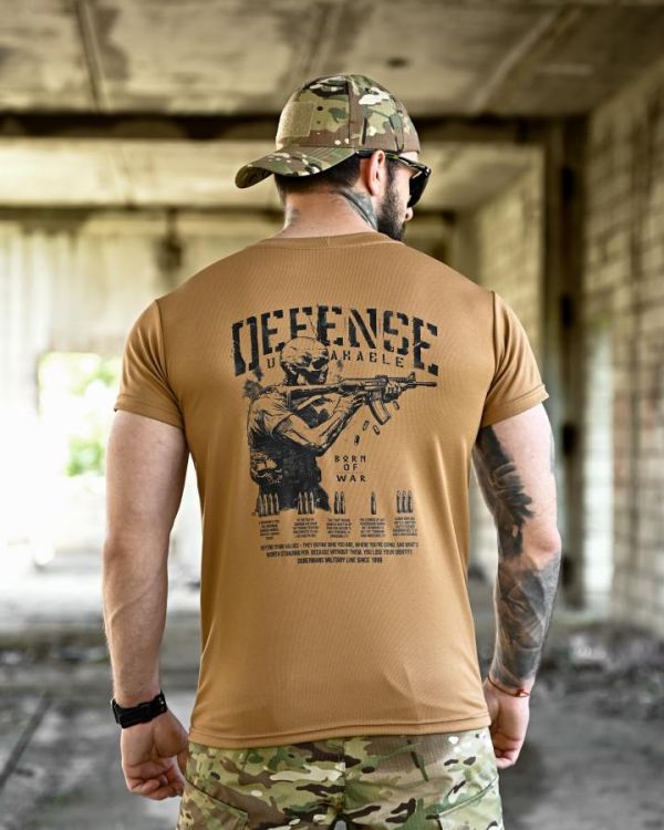 Тактическая футболка BORN OF WAR  Defense coyot ВТ4629