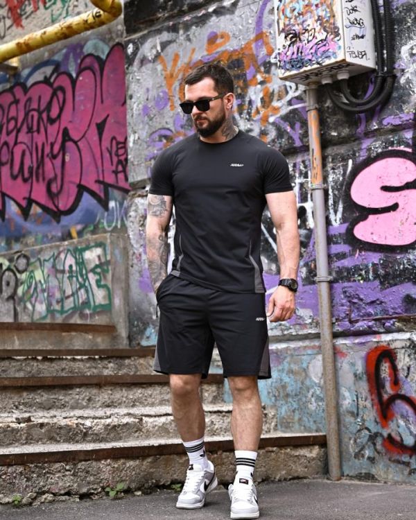 Летний комплект AUDUSA neon   black ВТ4647
