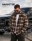 Рубашка оверсайз MANTIS® WORKMAN SHIRT- Chestnut Plaid ВТ4716