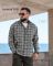 Рубашка оверсайз MANTIS® WORKMAN SHIRT-Smoke Plaid   ТР6078