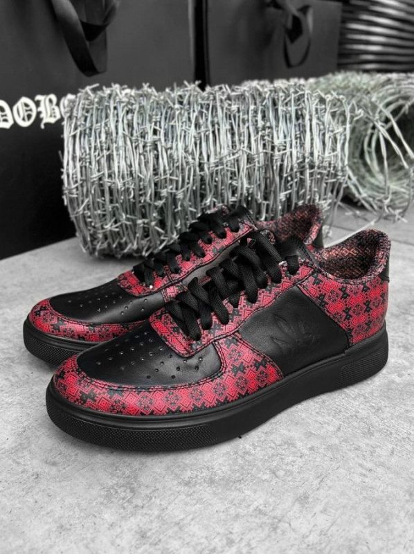 Кроссовки black ornament (натуральная кожа)ТН6584