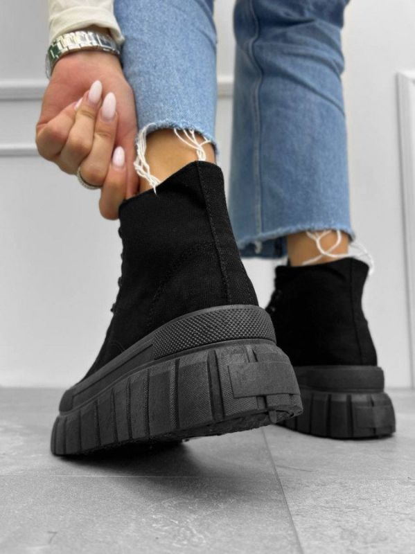 Женские кроссовки Deri up black ВТ7743