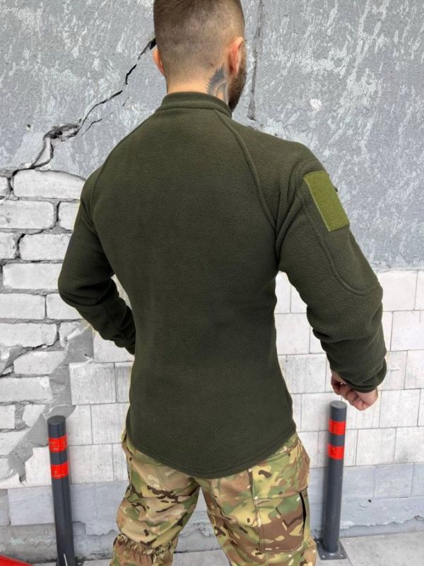 Тактическая флисовка MOTARO Army олива ВТ6393