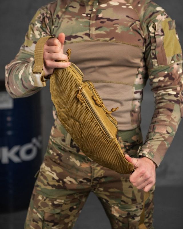 Тактическая сумка на пояс MILITARY RANGERS кайот ВТ7592