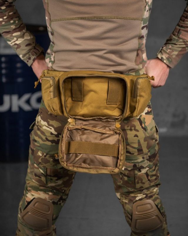 Тактическая сумка на пояс MILITARY RANGERS кайот ВТ7592