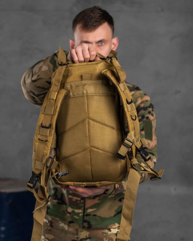 Штурмовий тактичний рюкзак indestructible кайот РГ6262