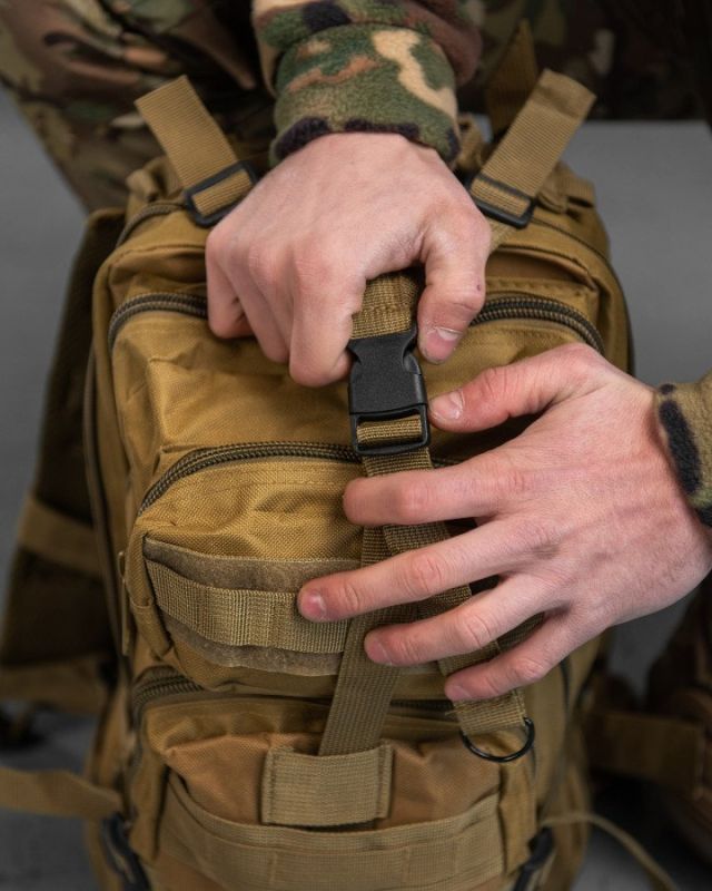 Штурмовий тактичний рюкзак indestructible кайот РГ6262