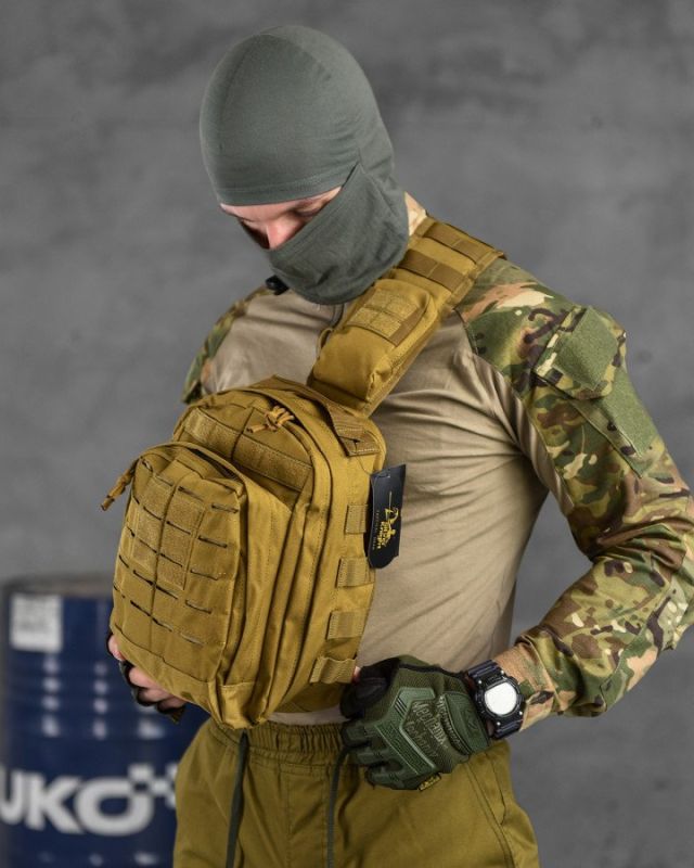 Сумка через плече тактична SILVER KNIGHT coyot РГ4626