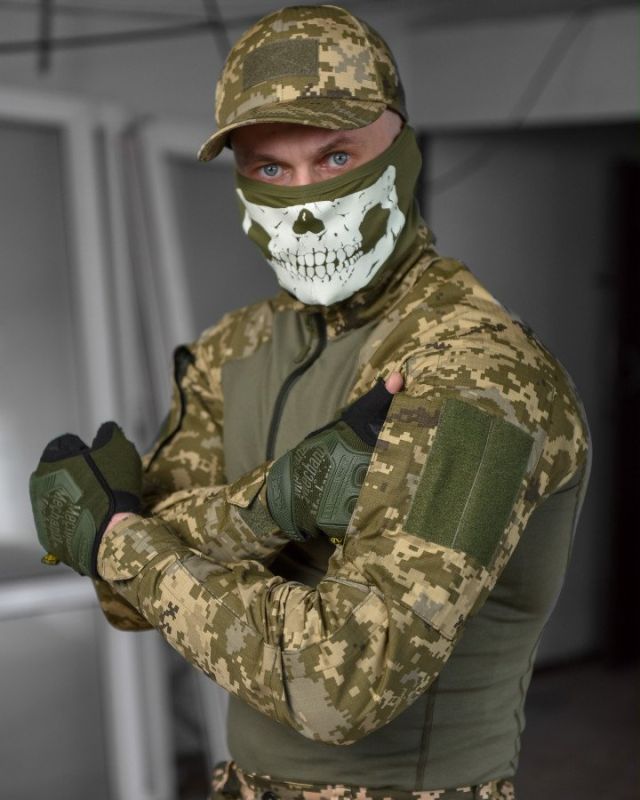 Тактический костюм 3в1  colossus пиксель