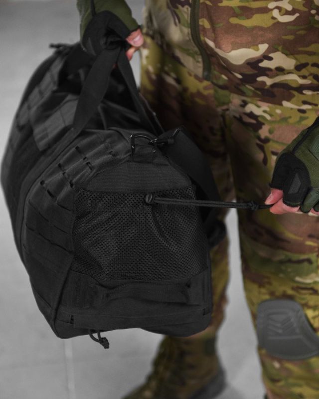Дорожная сумка\баул silver knight  black ВТ1020