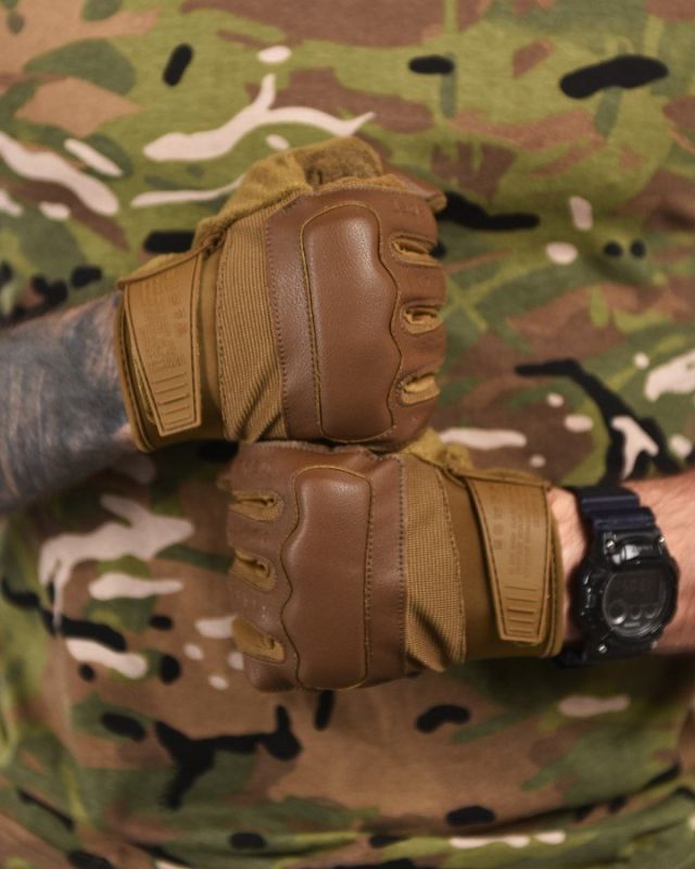 Тактические перчатки Wallizard Tactical Стрелковые  coyot ВТ7467