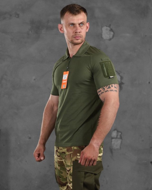Тактична поло Attack хакі ВН11036