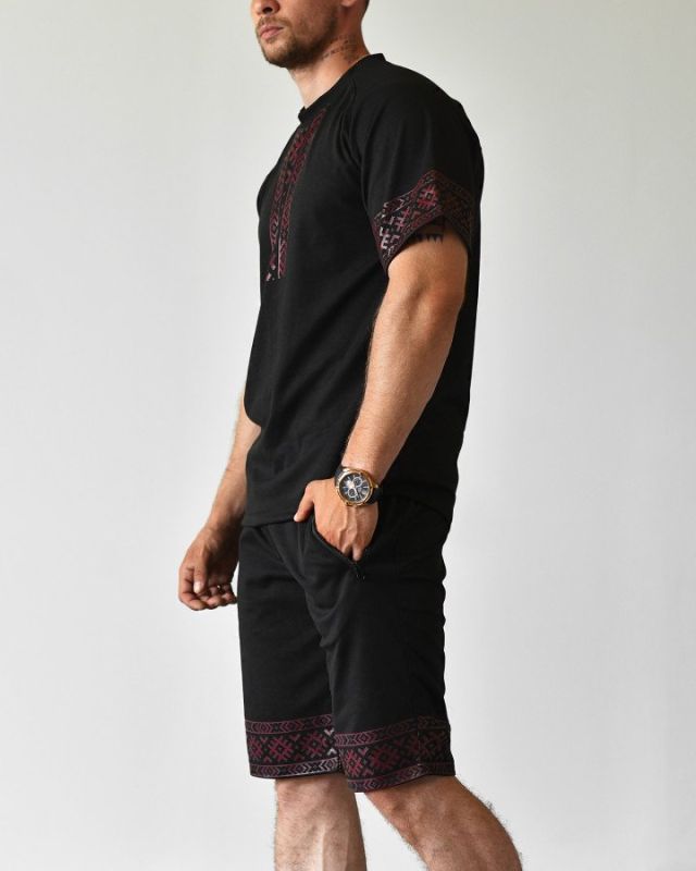 Летний комплект  molfar black/red ЛГ7561