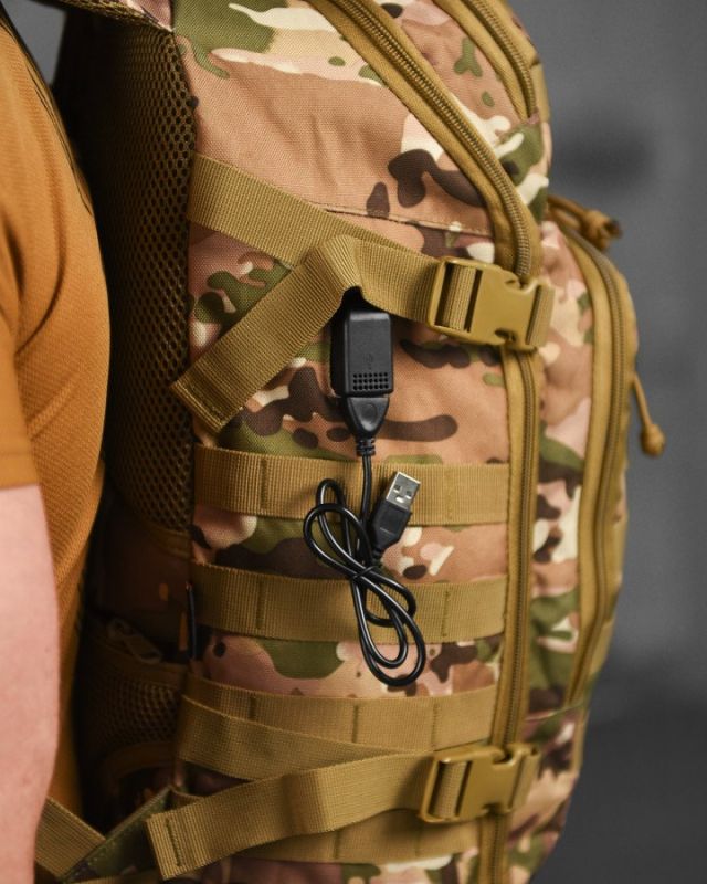 Рюкзак Silver knight mtk с USB ВТ1428