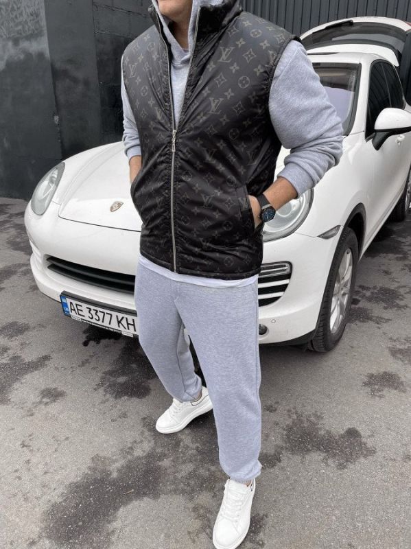 жилет LV grey