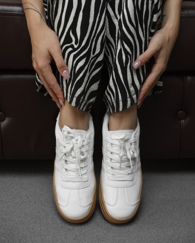Женские кроссовки samba white НП4926
