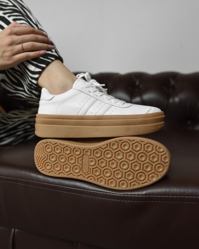 Женские кроссовки samba white НП4926