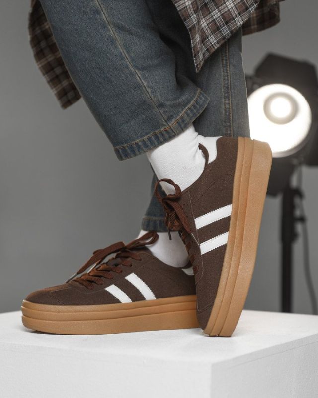 Женские кроссовки samba brown НП4530