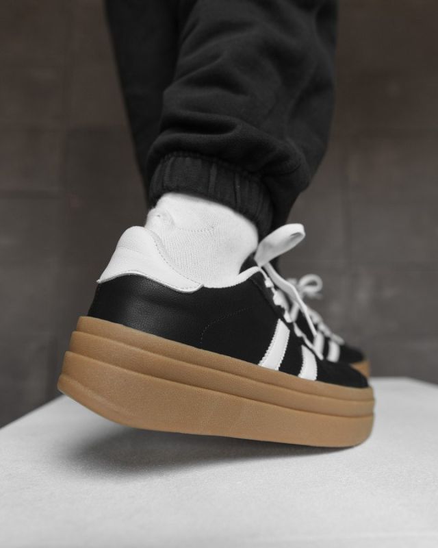Женские кроссовки panocticum  black/ white НП5000