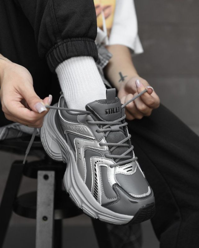 Женские кроссовки grey   НП5004