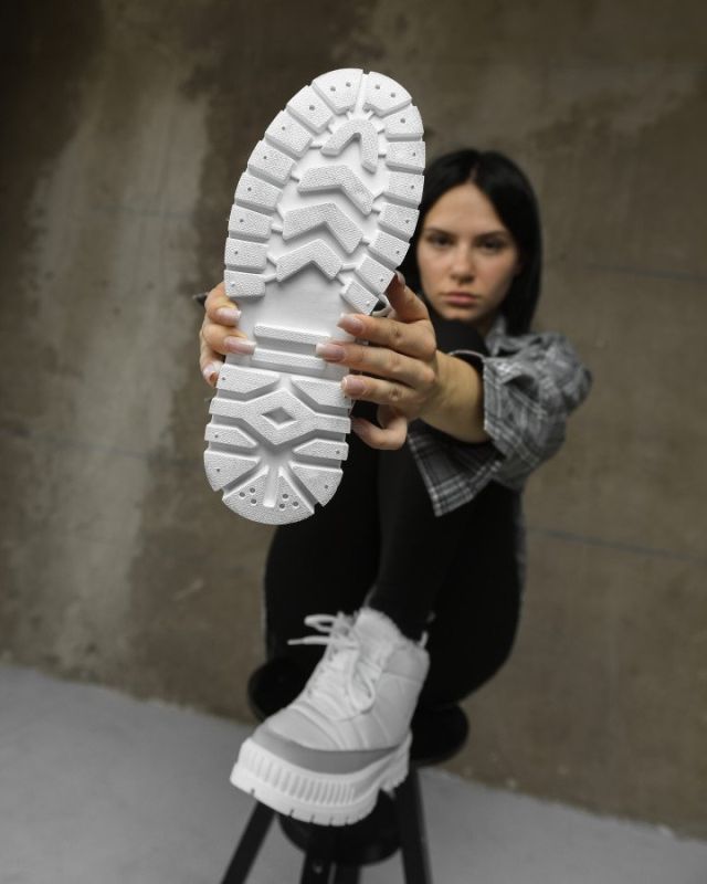 Жіночі черевики хутро white CX1670-2 НП5032