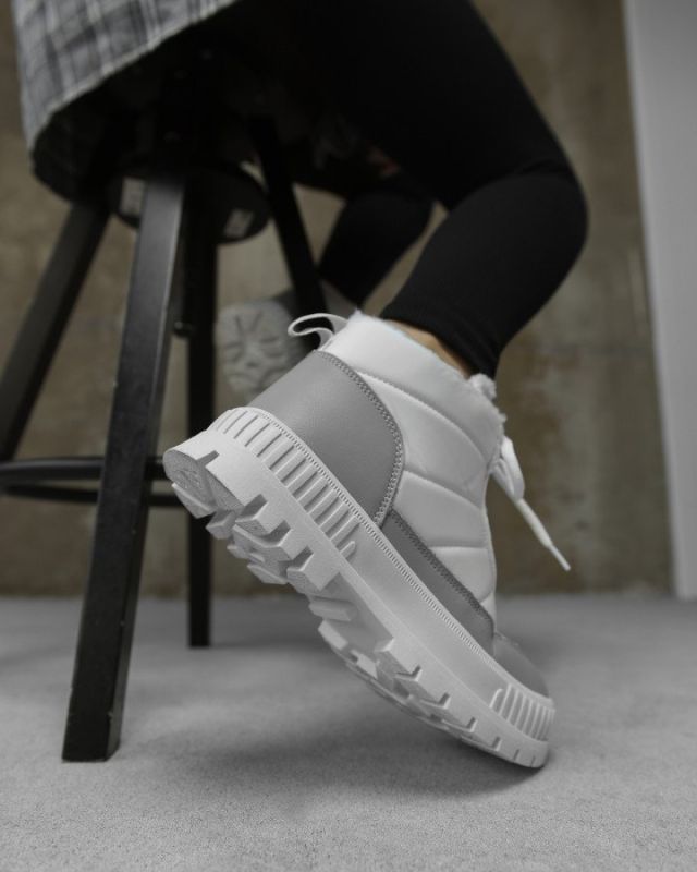 Жіночі черевики хутро white CX1670-2 НП5032