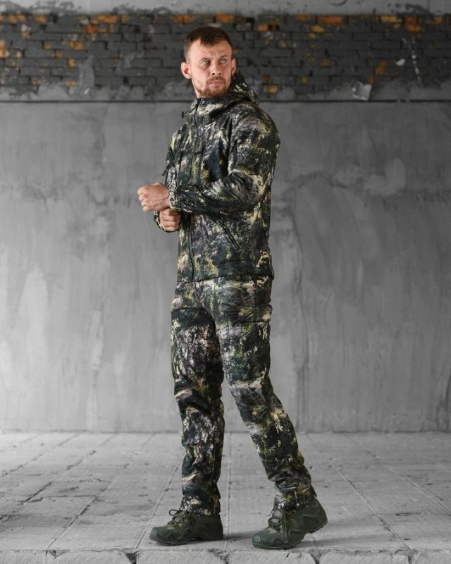 Тактический маскировочный  костюм софтшел SoftShell  permanent НП5039