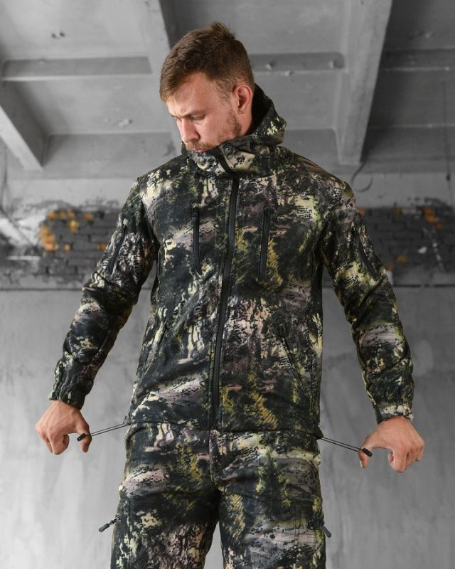 Тактический маскировочный  костюм софтшел SoftShell  permanent НП5039