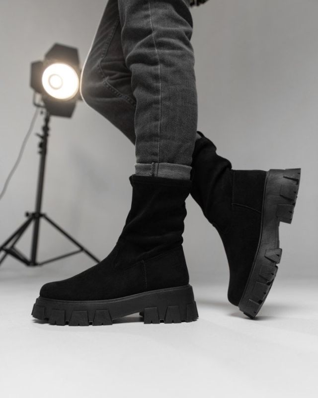 Жіночі черевики ZAM black 20-909-1 ВТ7689