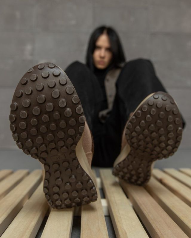 Женские кроссовки teddi  brown 9-781 НП3298