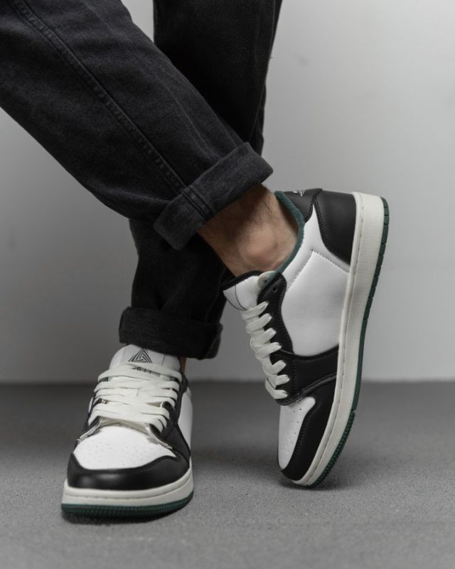 Мужские  кроссовки dunk  white/green  ТР6264