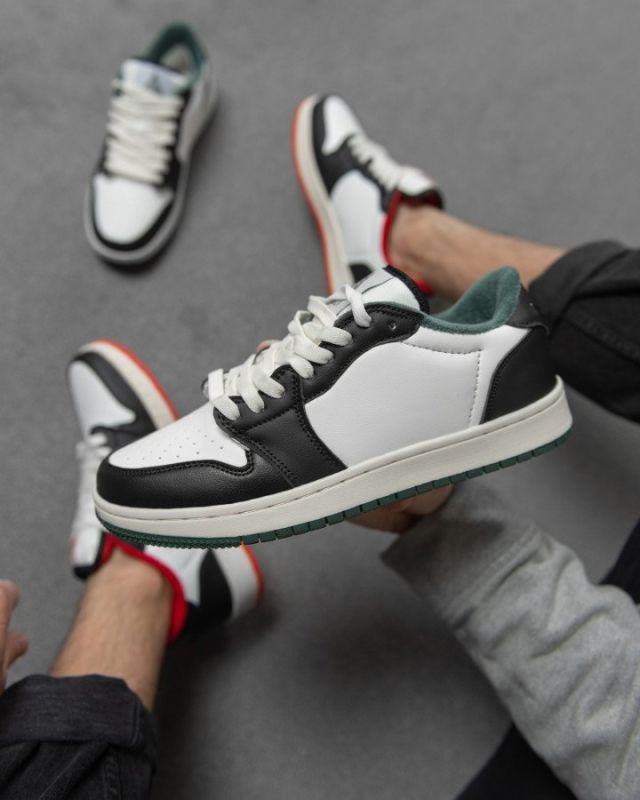 Мужские  кроссовки dunk  white/green  ТР6264