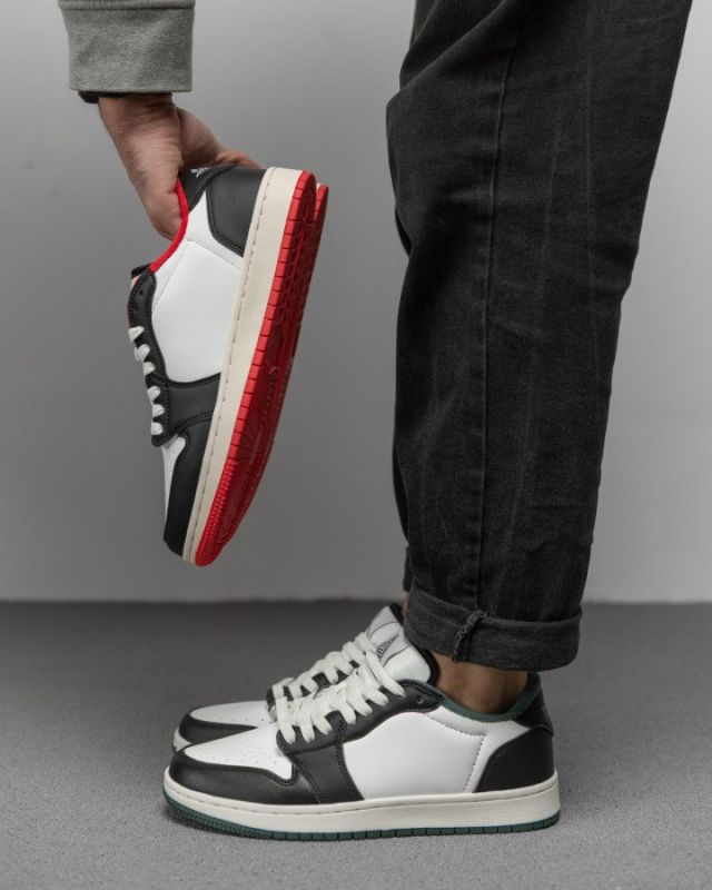 Мужские  кроссовки dunk  white/green  ТР6264