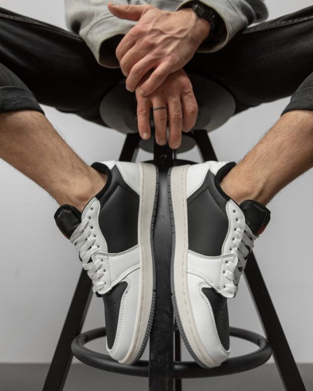 Мужские  кроссовки dunk  white/black   ТР6265