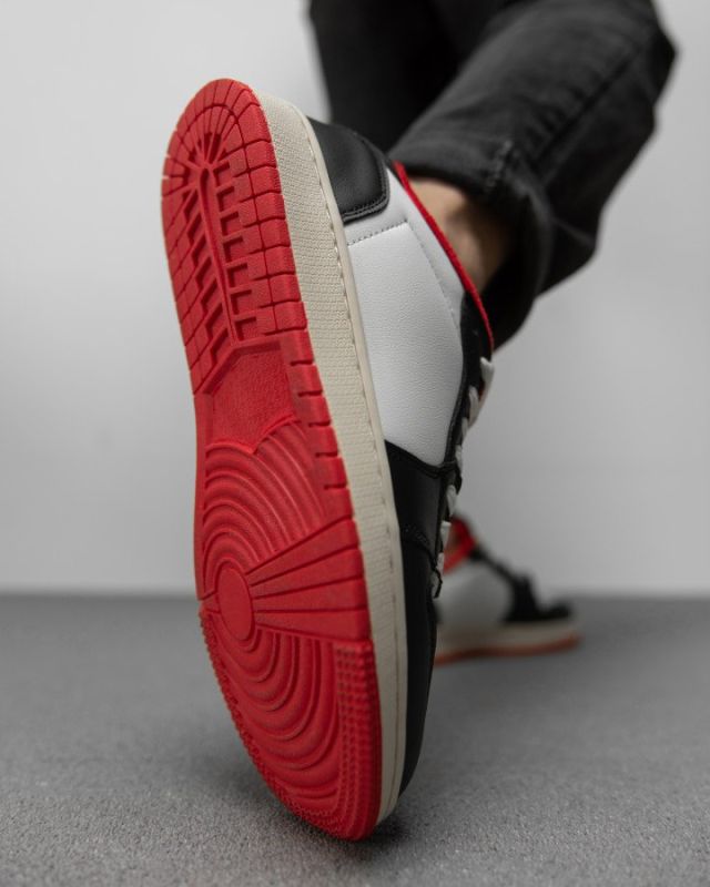 Мужские  кроссовки dunk  white/red ТР6266