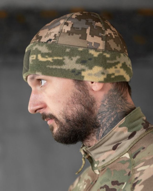 Шапка софтшел пиксель ТР6284