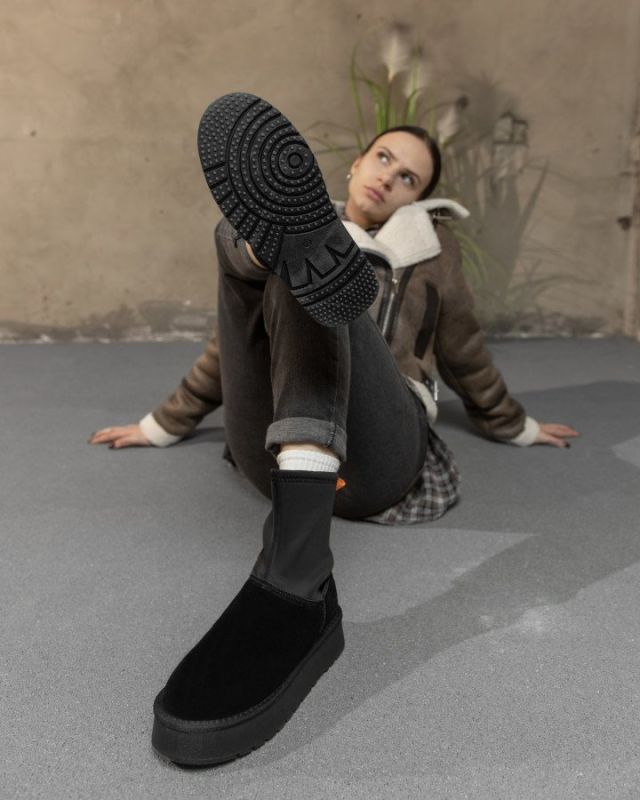 Женские UGG sock black ТР6419