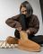 Женские уги leot  camel  ВТ0568