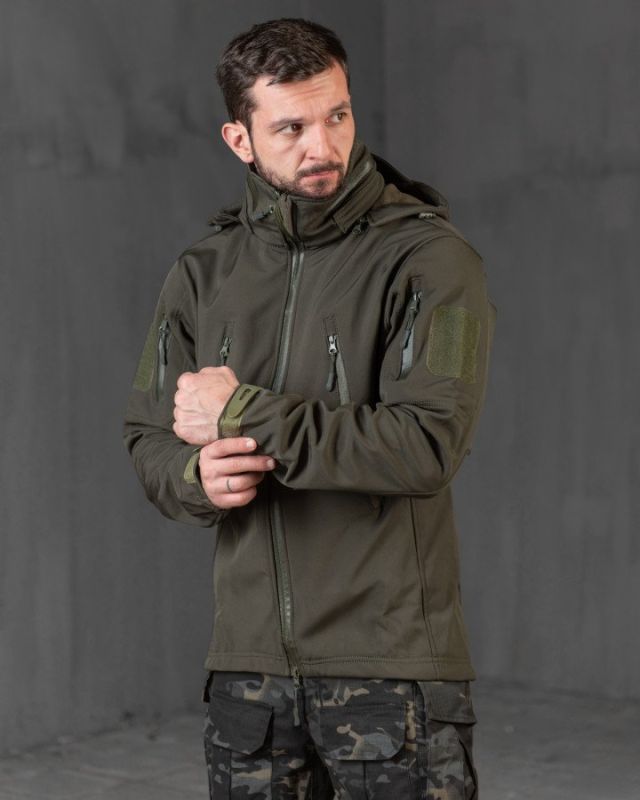 Тактическая куртка софтшел Kord  second generation  oliva ВТ4675