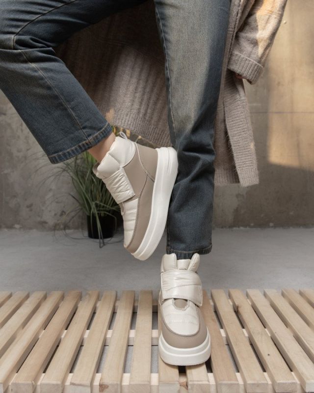 Женские ботинки lunar  beige/ camel  LM10-6 ВТ0558