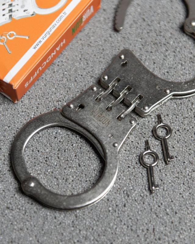 Наручники усиленные vurgun silver ВТ7695
