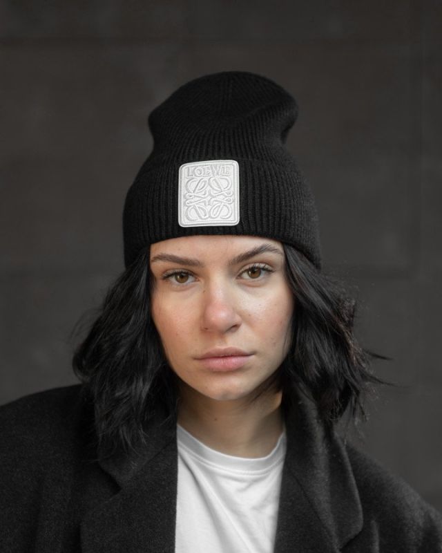 Шапка Loewe logo black ВТ8005