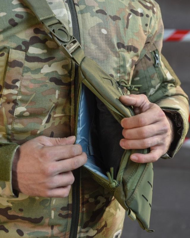 Нагрудная тактическая сумка под одежду ОЛИВА ВТ4735