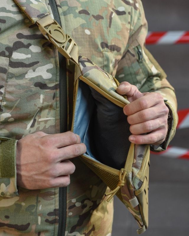 Нагрудная тактическая сумка под одежду  мультикам  ВТ4736