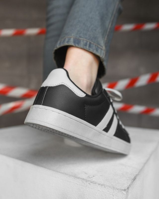 Женские кроссовки STAR black  grey НП5011