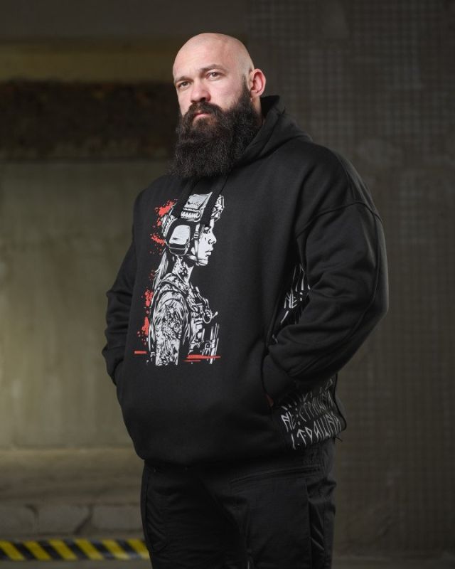 теплая худи ghetto warrior  НП4873