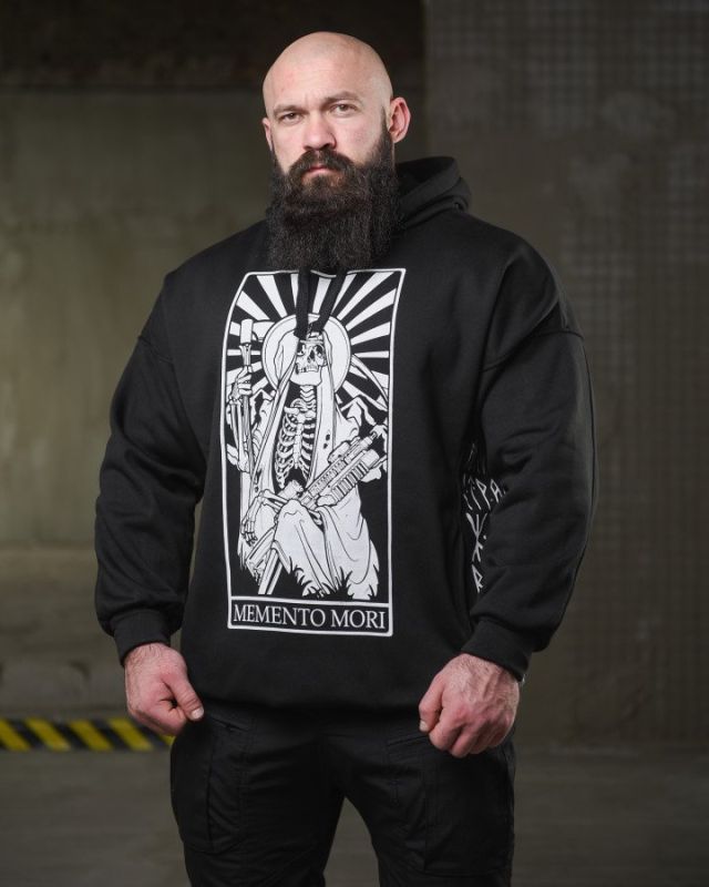 теплая худи ghetto  Momento mori РА5087