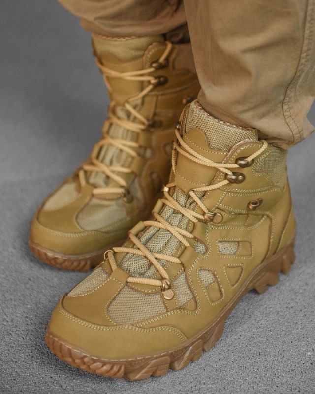 Тактические берцы Tactical Nubuck  cayot